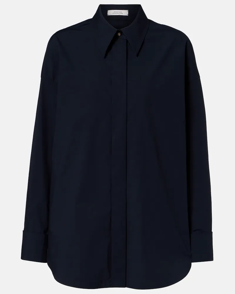 Dorothee Schumacher Hemd Poplin Power II Blau