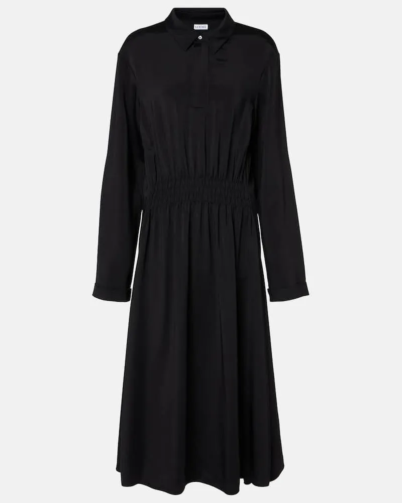 Loewe Hemdblusenkleid Schwarz