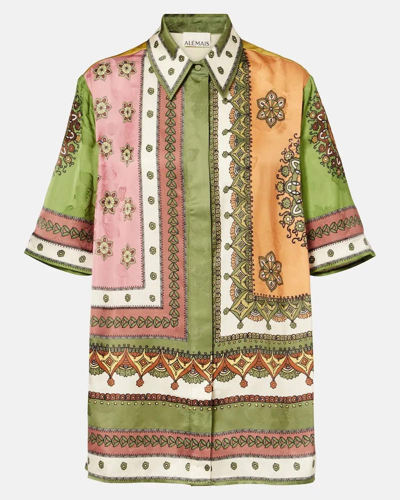 ALEMAIS Alémais Hemd Contina aus Jacquard Multicolor