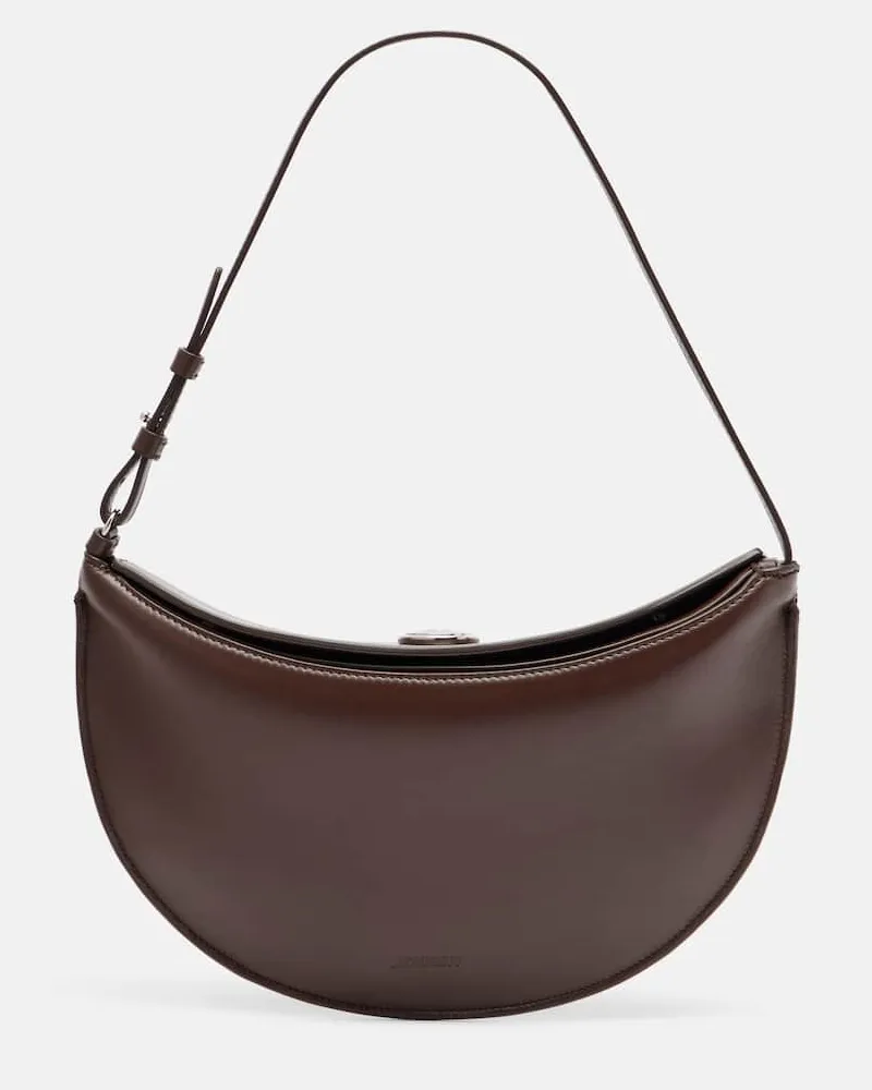Jacquemus Schultertasche Calisso Mini aus Leder Braun
