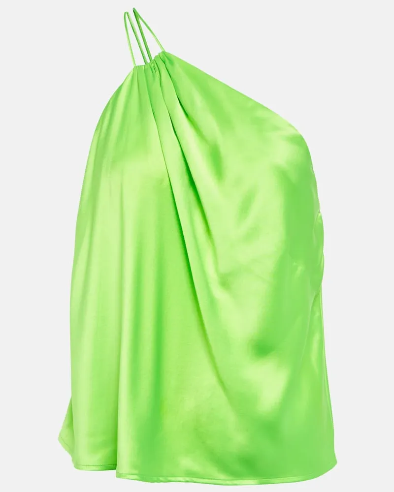 The Sei Top aus Seidensatin Grã¼n