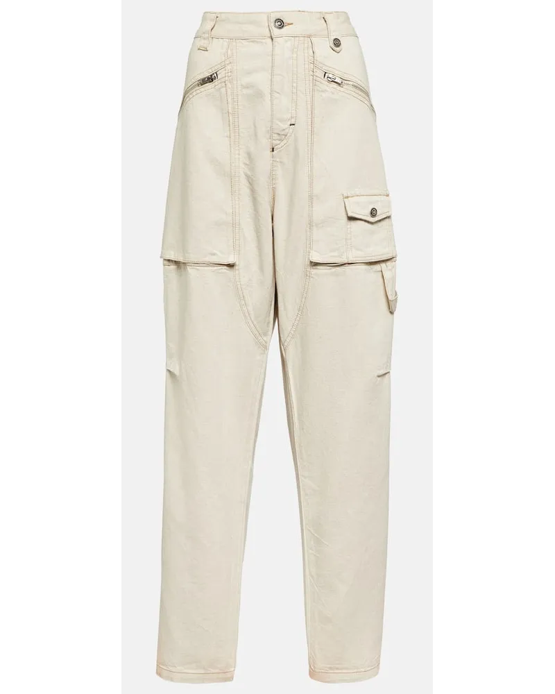 Isabel Marant Wide Leg Jeans Paciane Nude