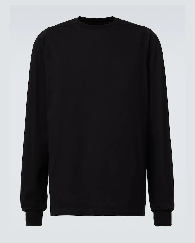 Rick Owens T-Shirt aus Baumwoll-Jersey Schwarz