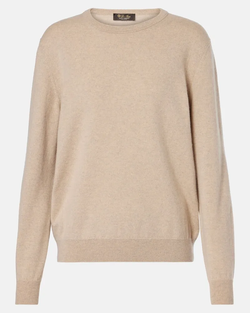 Loro Piana Pullover Arona aus Kaschmir Beige
