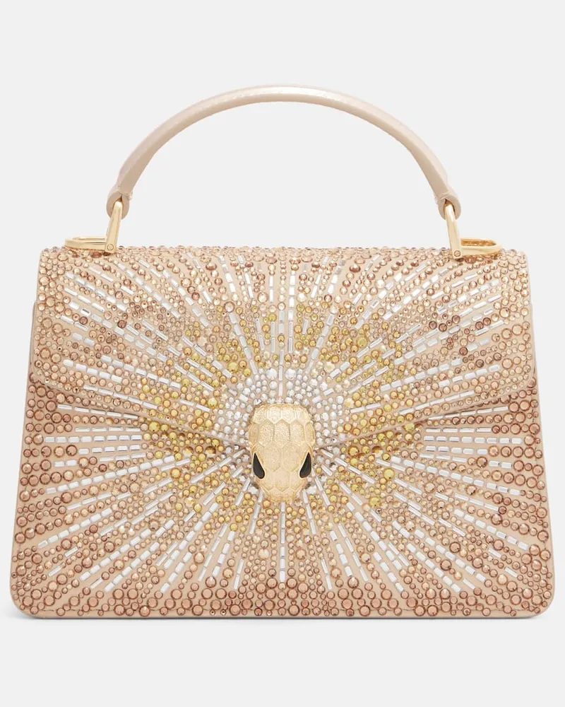 Bulgari Henkeltasche Serpenti Forever Mini Gold