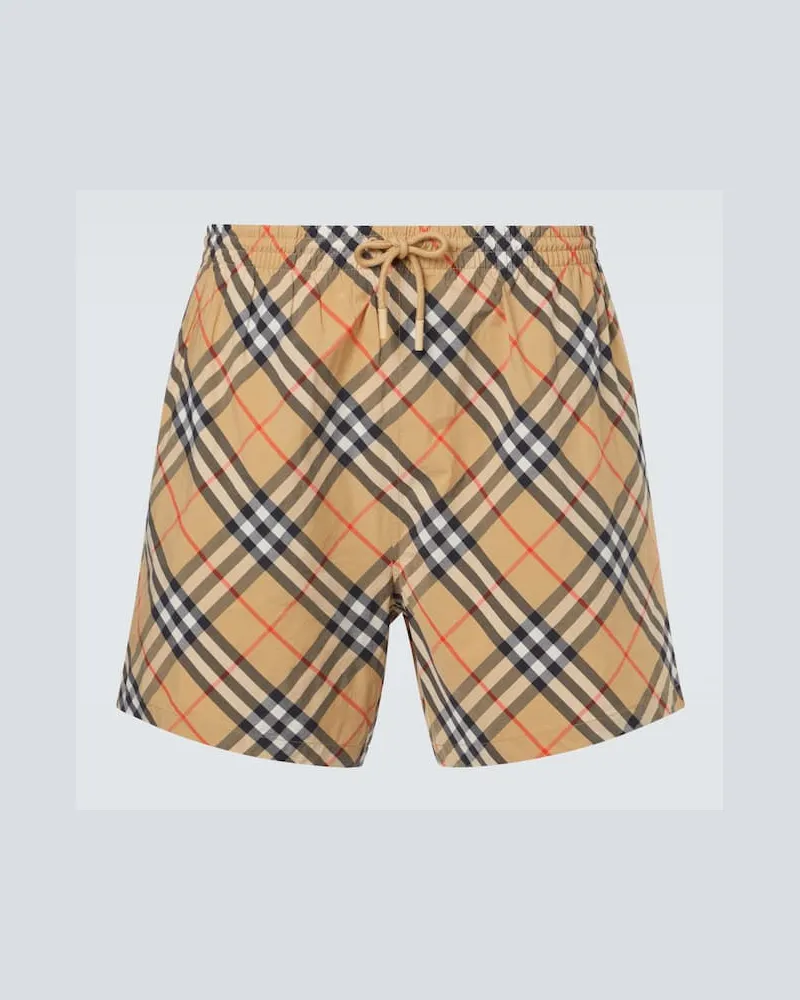 Burberry Badeshorts Burberry Check Beige