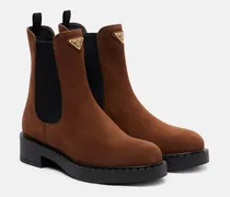 Chelsea Boots Chocolate aus Veloursleder