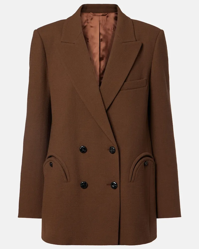 Blazé Milano Blazé Milano Blazer Everynight aus Schurwolle Braun