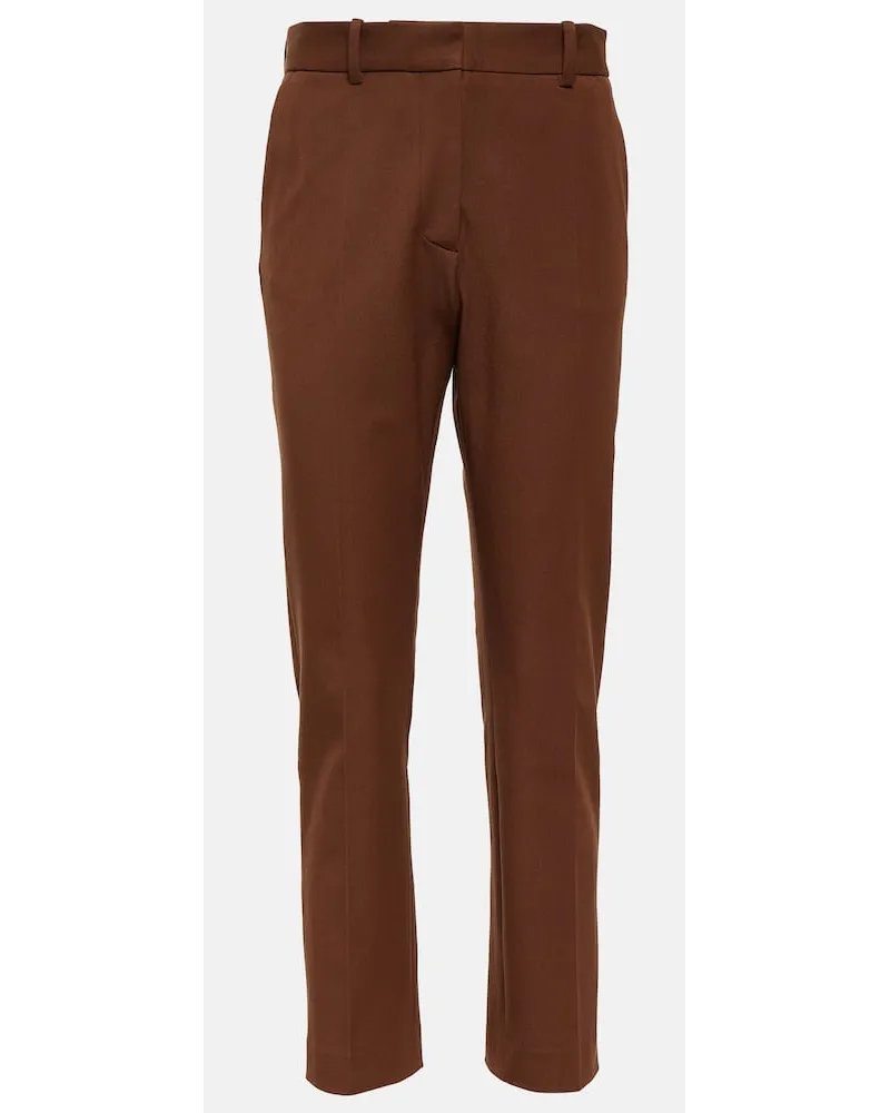 Joseph Gerade Hose Coleman aus Gabardine Braun