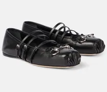 Ballerinas Gucci Horsebit aus Leder