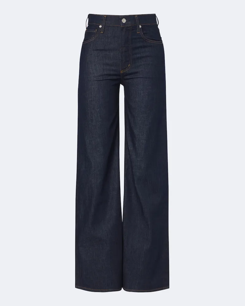 Citizens of humanity Wide-Leg Jeans Lyra Long Blau
