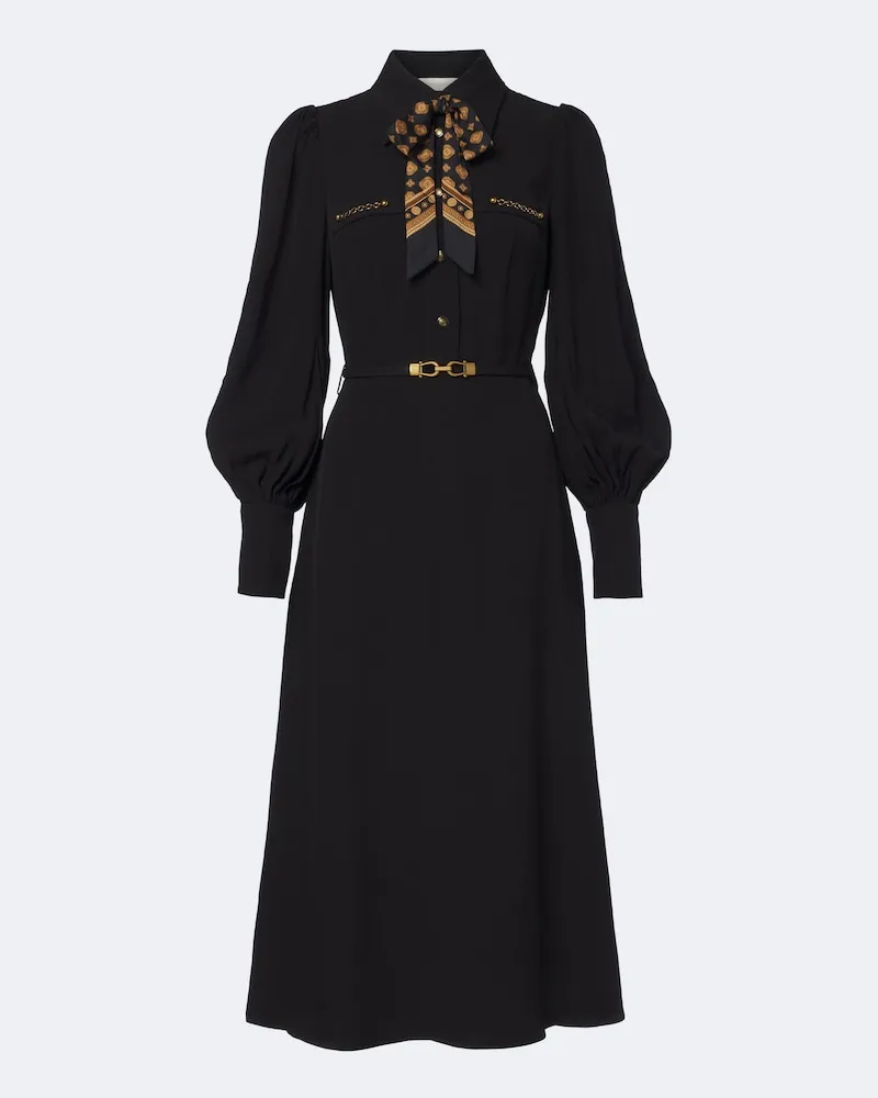 Zimmermann Midikleid Utility Schwarz