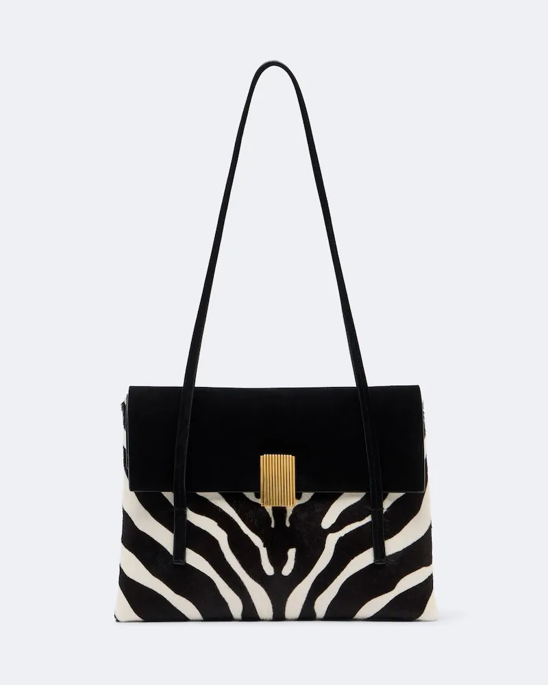 KHAITE Schultertasche Soft Blake Small Schwarz