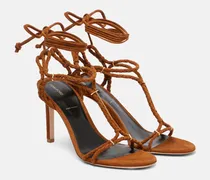 Sandalen 85 aus Veloursleder