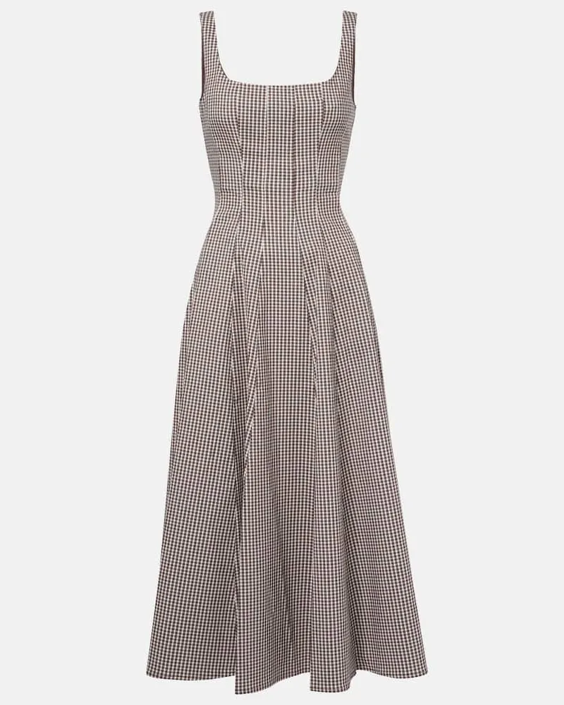 STAUD Midikleid Wells Multicolor