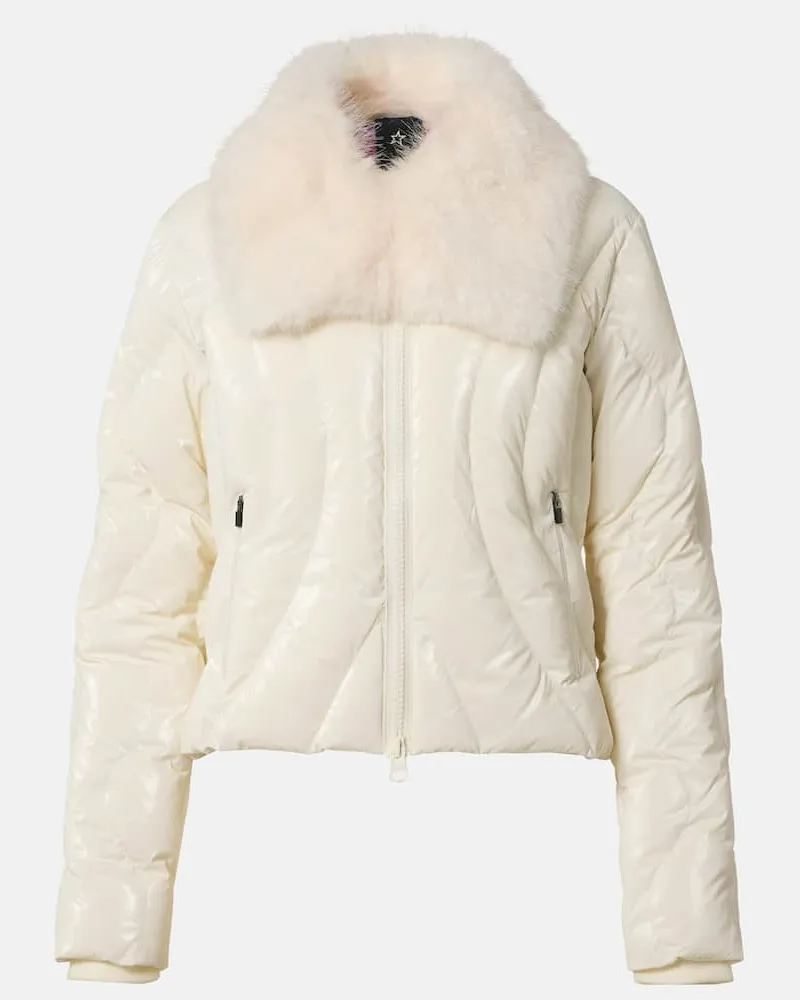 Perfect Moment Skijacke Carving Quilted Weiß