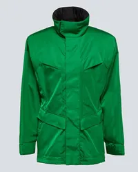 Prada Jacke aus Re-Nylon Gruen