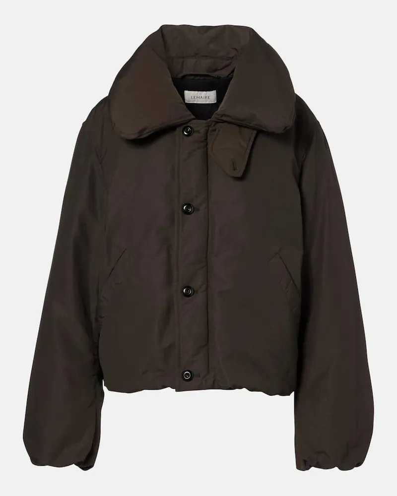 Christophe Lemaire Daunenjacke Braun