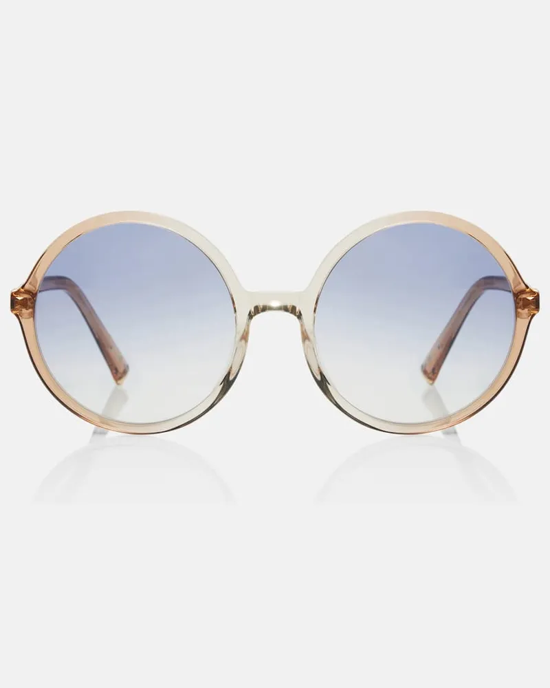 Miu Miu Runde Sonnenbrille Blau