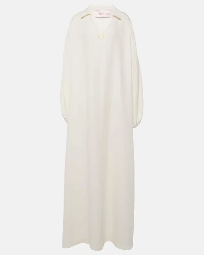 Valentino Garavani Robe VGold aus Cady Couture Weiã