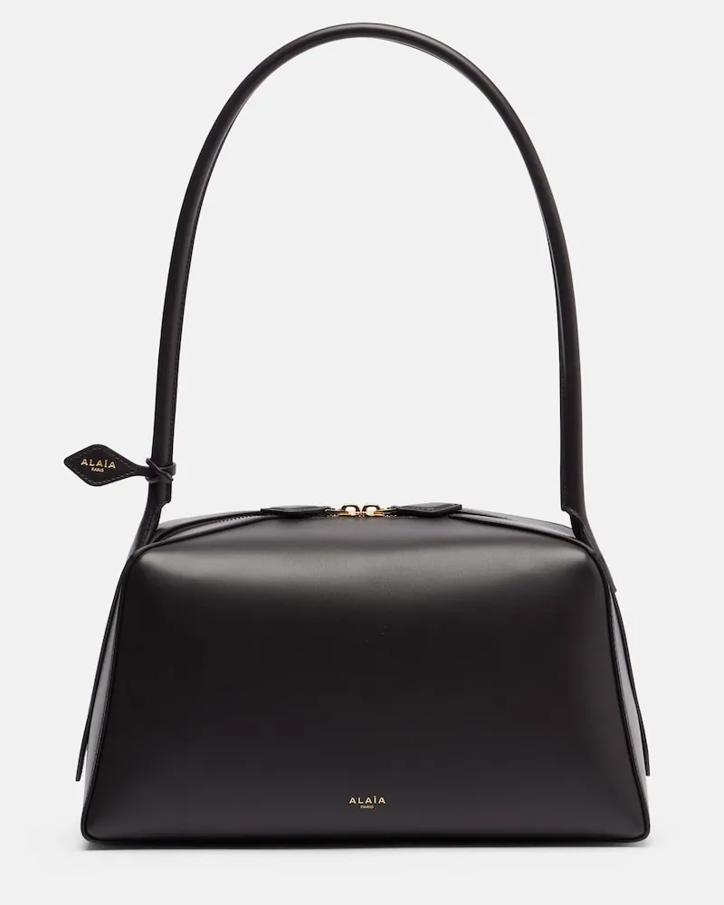 Alaïa Alaïa Schultertasche Le Bouledgue Medium aus Leder Schwarz
