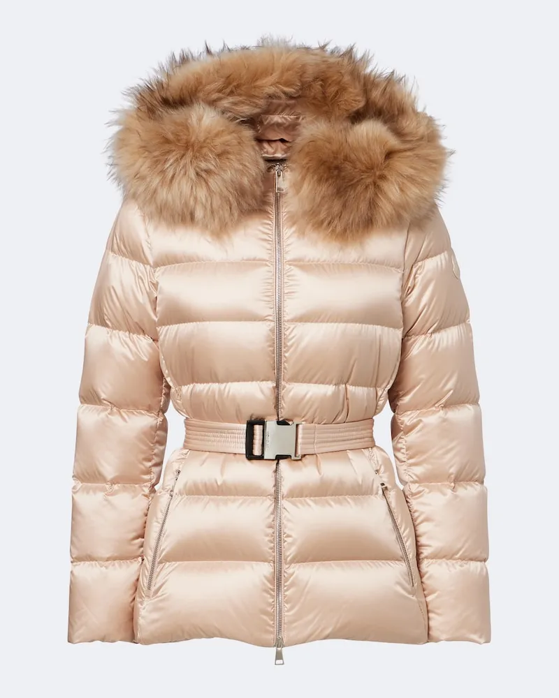 Moncler Daunenjacke Cupidones mit Shearling Beige