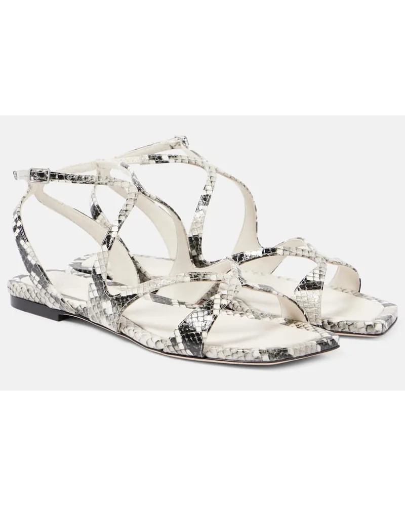 Jimmy Choo Sandalen Ayla aus Leder Multicolor
