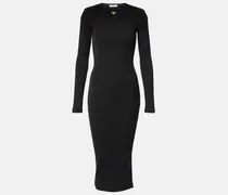 Midikleid aus Rippstrick