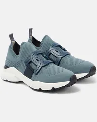 TOD'S Sneakers Kate aus Strick Blau