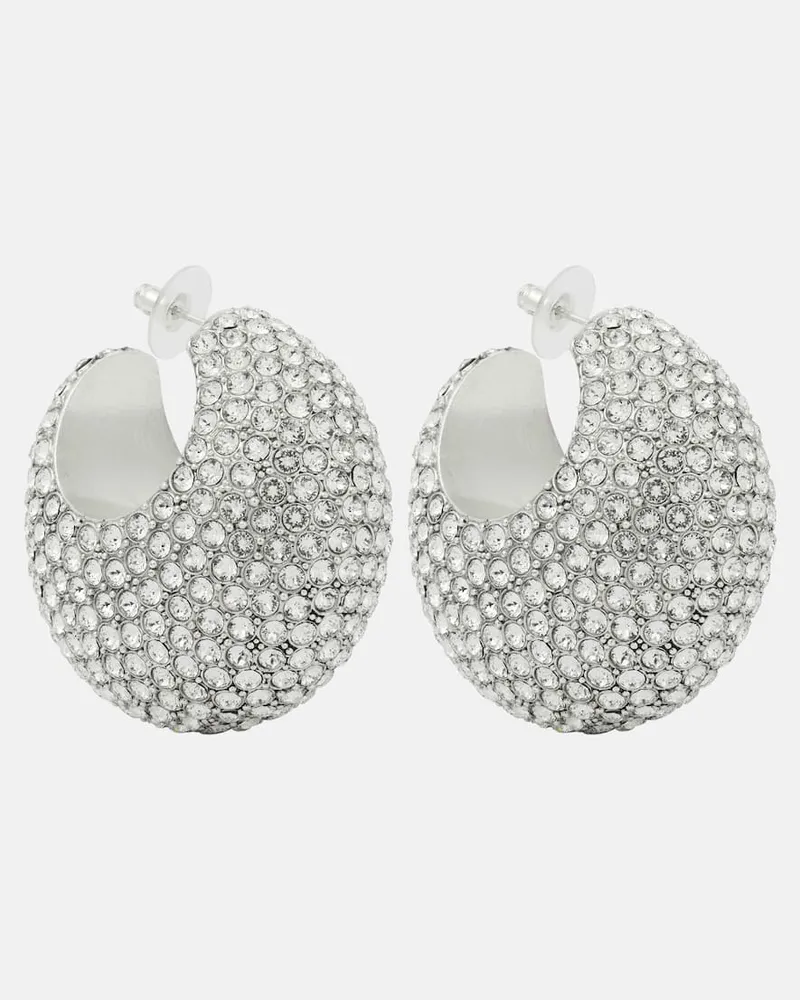 Isabel Marant Ohrringe Enjoy mit Kristallen Silber