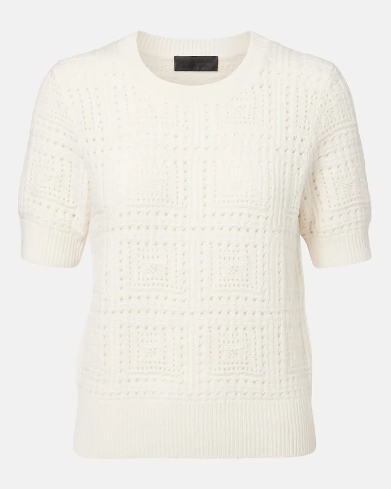 Nili Lotan Pullover Elysia aus Kaschmir Weiß