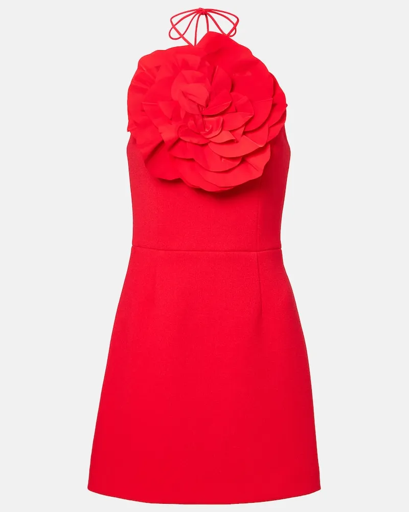 Rebecca Vallance Minikleid Cameron aus Crêpe Rot
