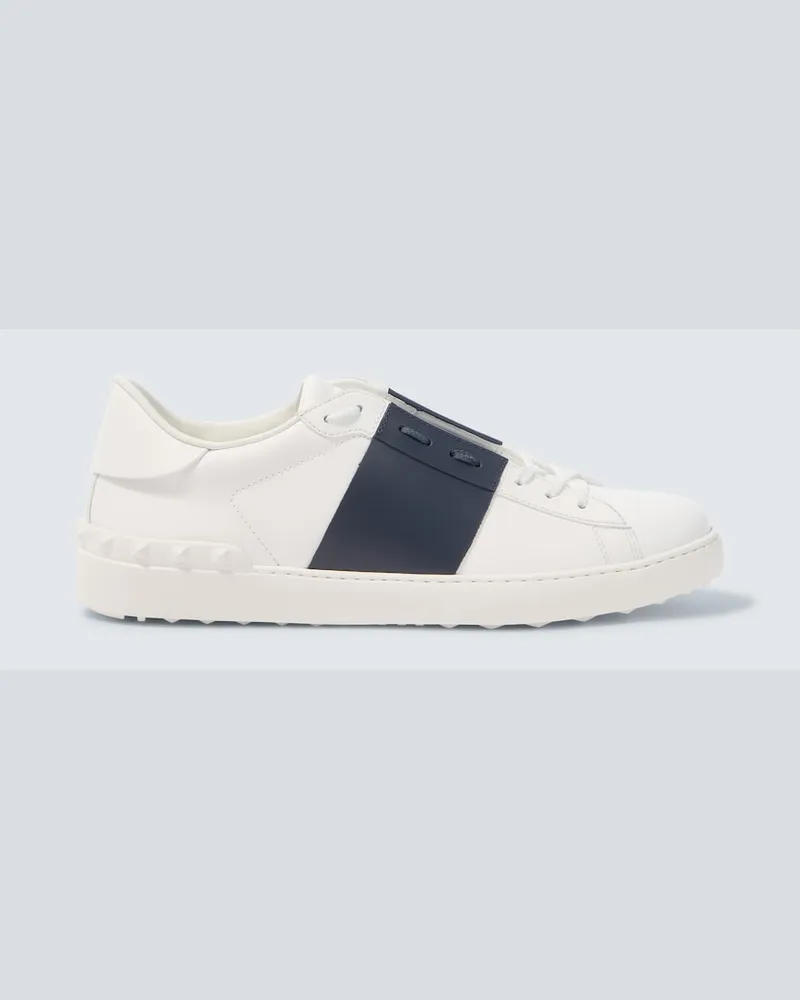 Valentino Garavani Sneakers Open aus Leder Weiß