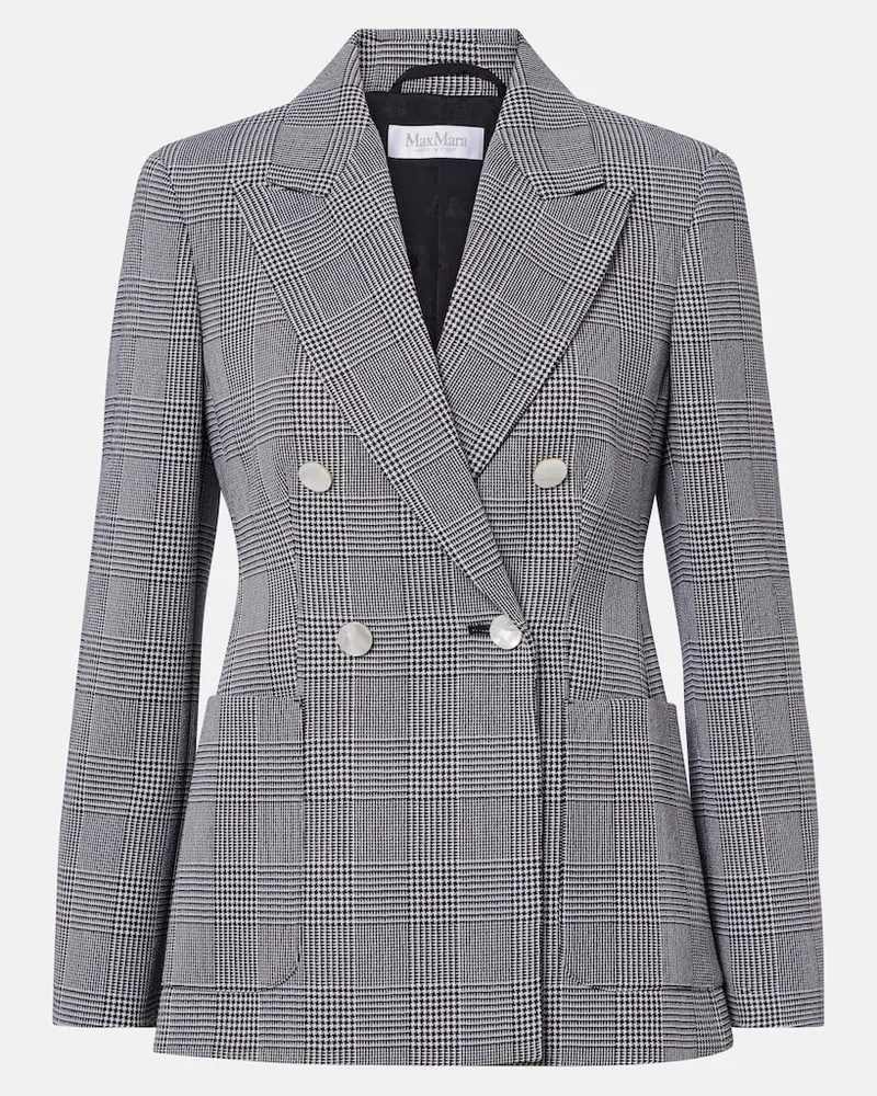 Max Mara Blazer aus Schurwolle Schwarz