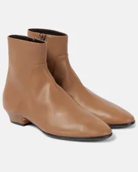 The Row Ankle Boots Hereditas 25 aus Leder Braun