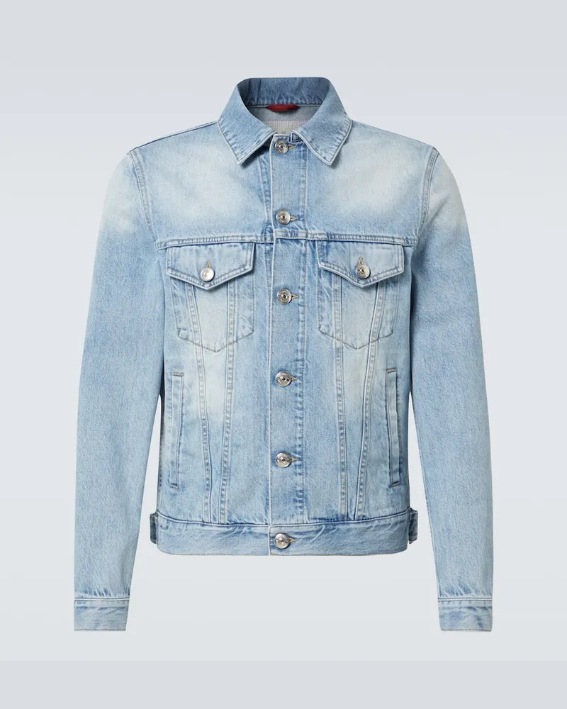 Brunello Cucinelli Jeansjacke Blau