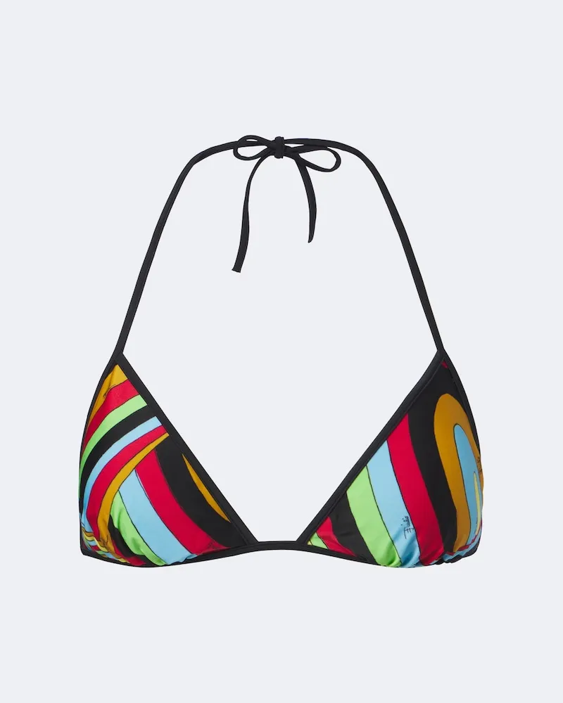 Emilio Pucci Triangel-Bikini-Oberteil Iride Multicolor
