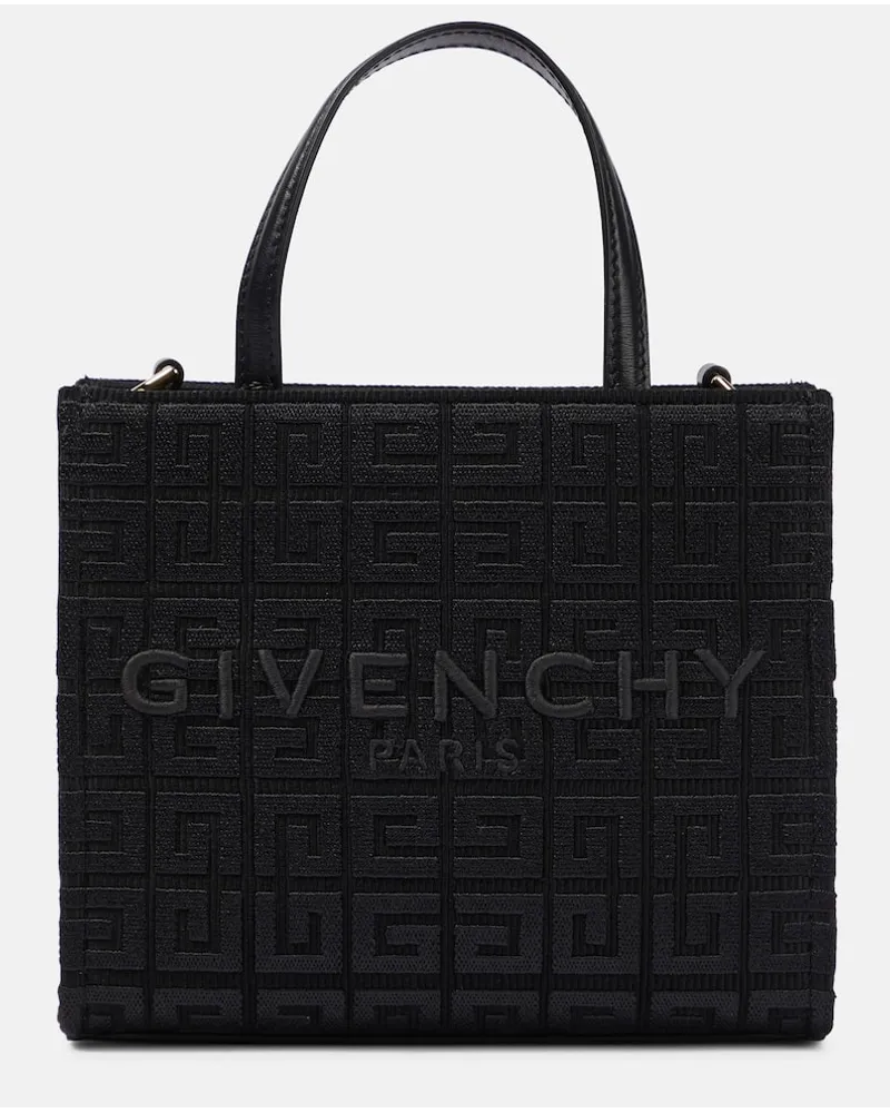 Givenchy Shopper G-Tote Mini aus Canvas Schwarz