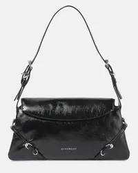 Givenchy Schultertasche P’tit Voyou Small aus Leder Schwarz