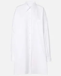 Maison Margiela Oversize-Hemd aus Baumwolle Weiss