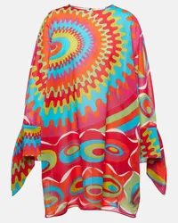 Emilio Pucci Bedruckter Kaftan Bersaglio aus Baumwolle Multicolor