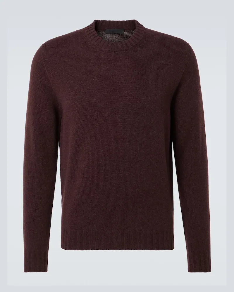 SAMAN AMEL Pullover Grace aus Kaschmir Burgund