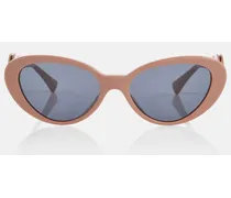 Verzierte Cat-Eye-Sonnenbrille