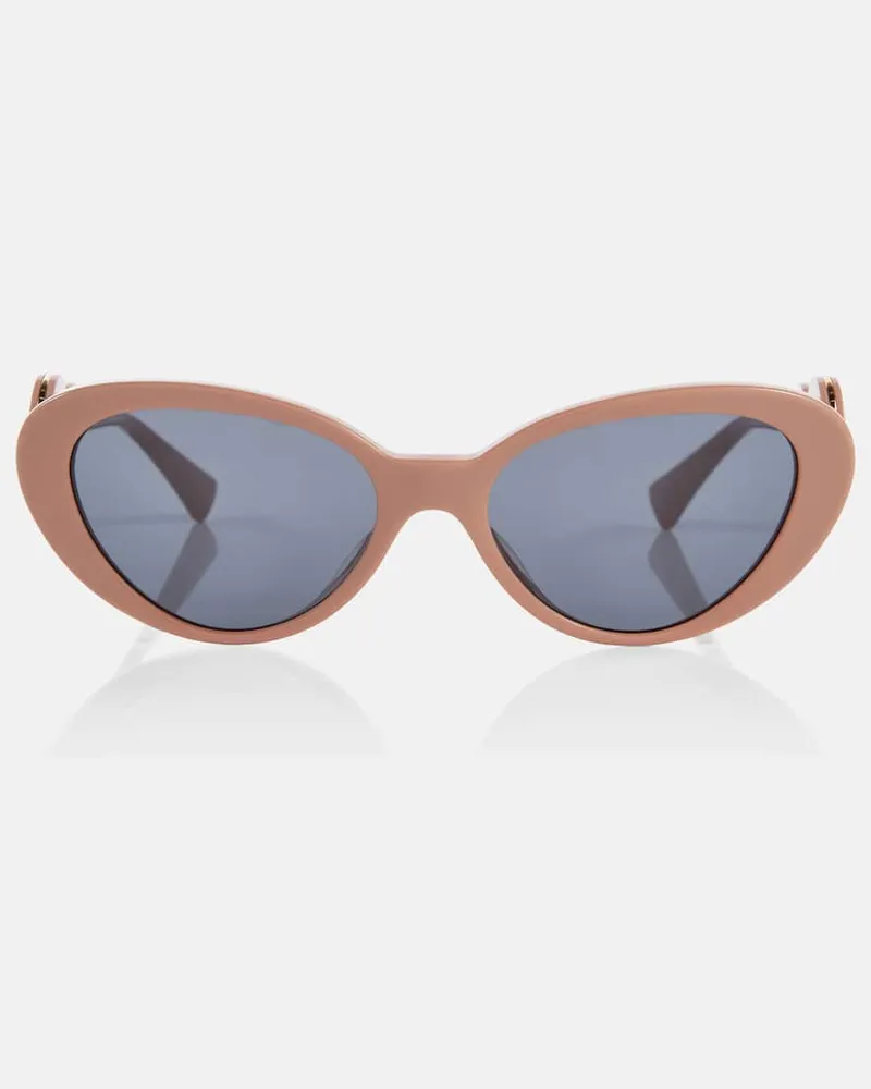 Versace Verzierte Cat-Eye-Sonnenbrille Schwarz