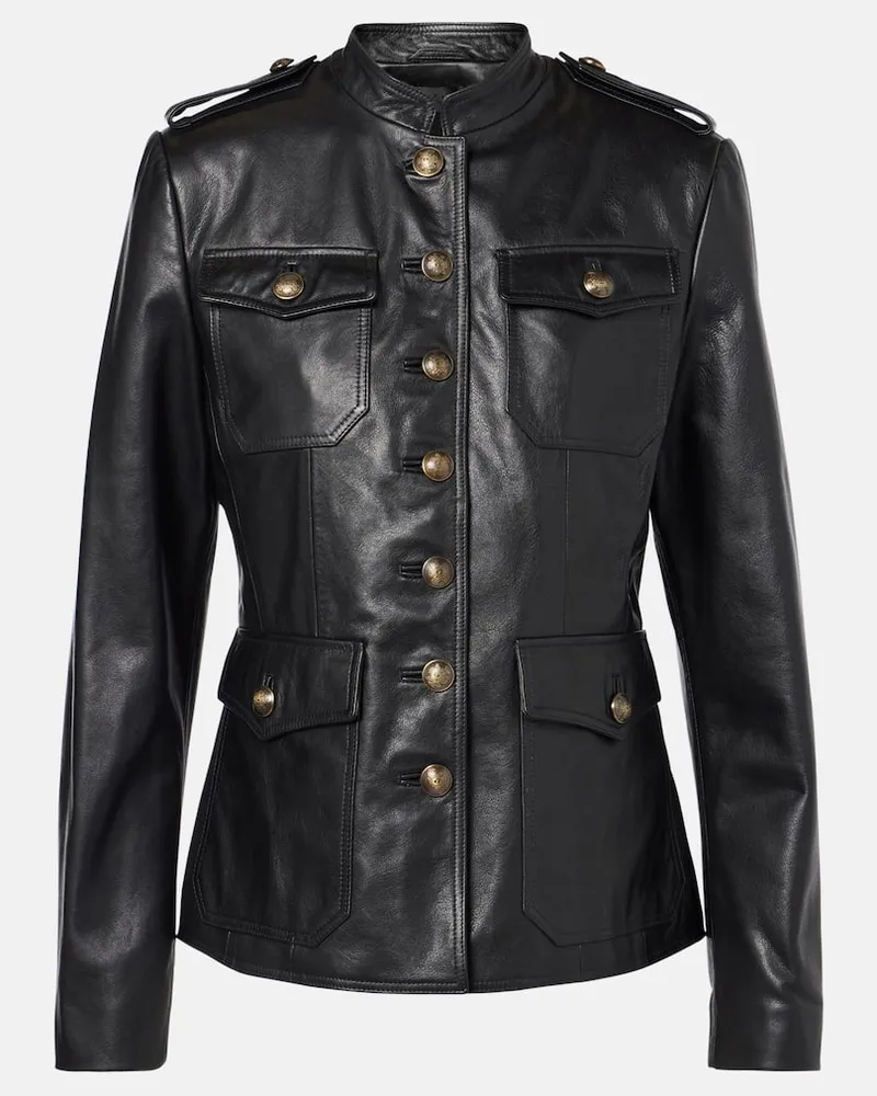 Nili Lotan Lederjacke Geraldine Schwarz