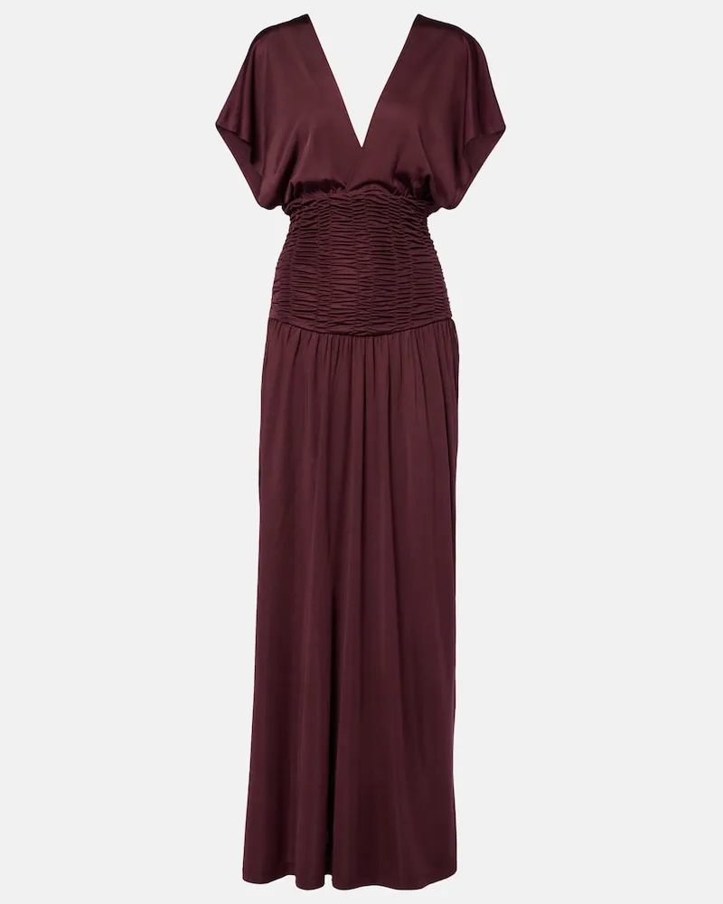 Aya Muse Maxikleid Anara Burgunderrot