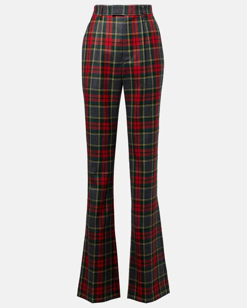 Vivienne Westwood Weite Hose Ray aus Schurwolle Rot