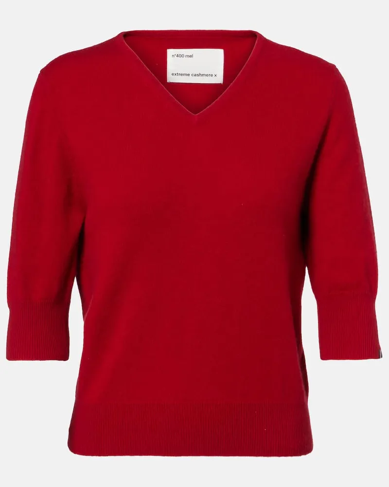 extreme cashmere Pullover Mel aus Kaschmir Rot