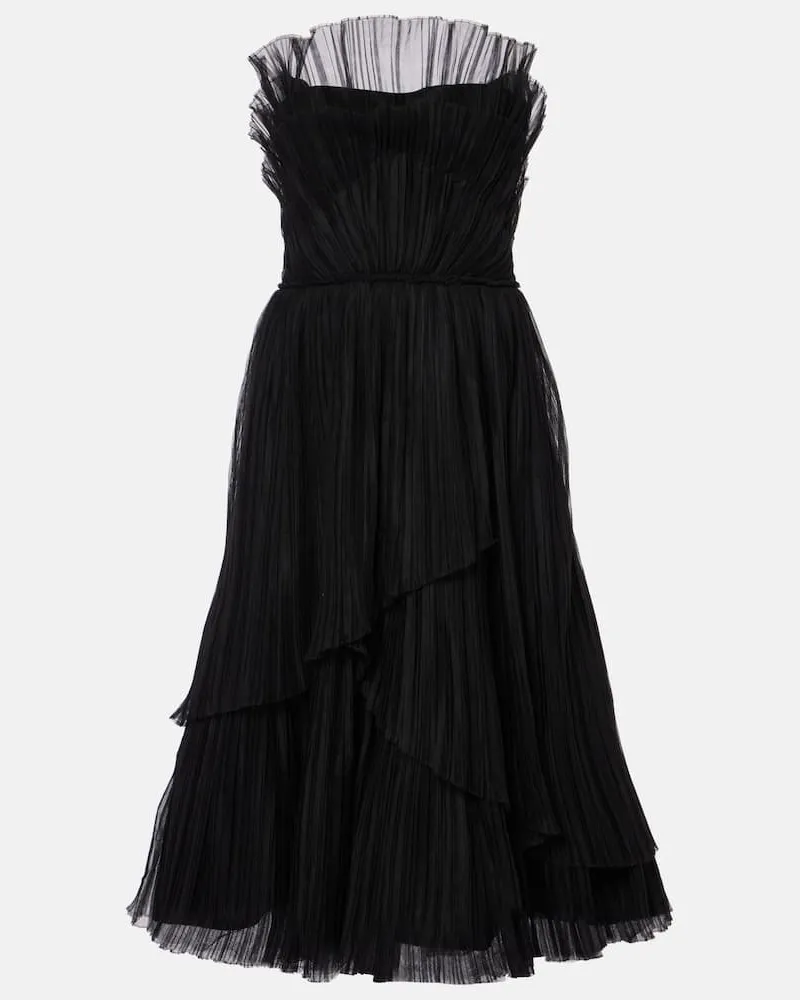 COSTARELLOS Cocktailkleid Dorea aus Tüll Schwarz
