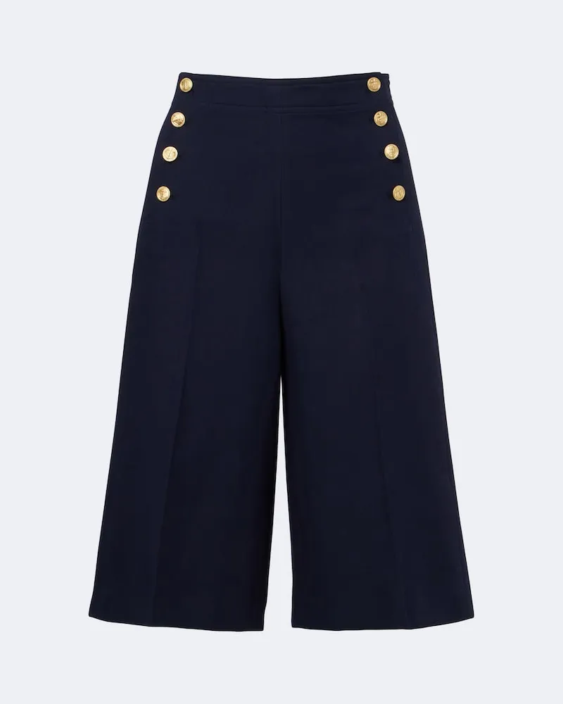 Ralph Lauren Bermudashorts aus Baumwolle und Wolle Blau